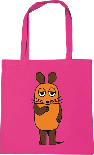 Logoshirt Schultertasche Baumwolltasche Die Sendung mit der Maus