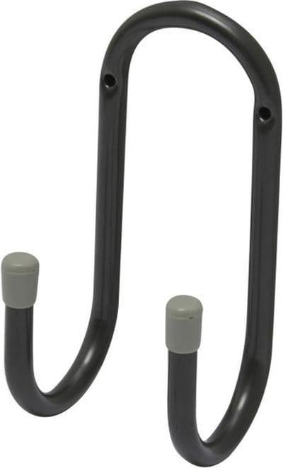 Ophanghaak Dubbel Grijs 16 x 7,5 cm | Per Stuk