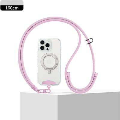 Lanière de téléphone portable Dopamine Cordon de téléphone portable diagonal réglable sur le cou Sangle Cordelette en acier inoxydable Garniure Corde tressée
