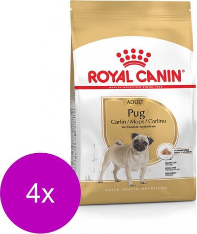 Royal Canin Pug (Mopshond) Adult - Hondenvoer - 4 x 3 kg