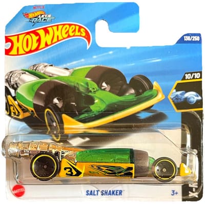 HOT WHEELS SHALT SHAKER GREEN YELLOW ROCKET CAR 136/250 HW X-RACERS 10/10 SHORT CARD 2025