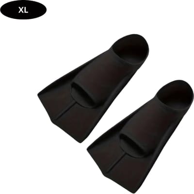 Bovista Zwemvliezen Voor Kinderen & Volwassenen - Flippers - Zwemflippers - Snorkelset - Zwart - Maat XL