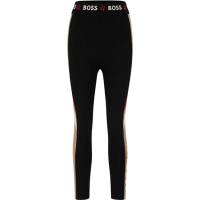 Boss Dames/Dames Elastische Legging Kleurblok (Zwart)