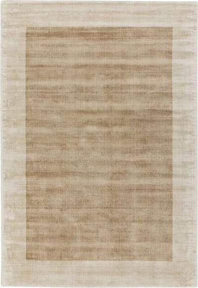 Easy Living - Blade-Border-Rug-Putty-Champagne Vloerkleed - 160x230  - Rechthoek - Laagpolig Tapijt - Klassiek - Beige, Taupe