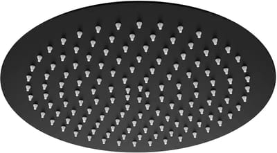Rea - Ronde Douchekop Js-p014b 30cm Black - 30 x 30 x 0,2 cm