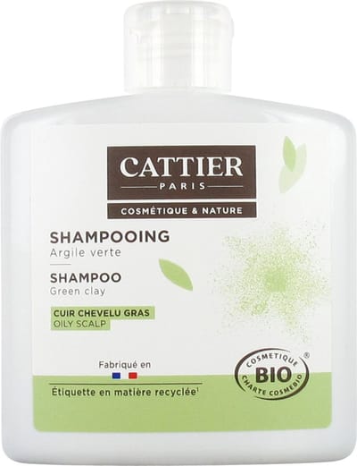 Cattier Shampoo Green Clay Oily Scalp 250