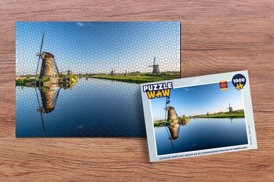 Puzzel Molens - Holland - Water - Legpuzzel - Puzzel 1000 stukjes volwassenen