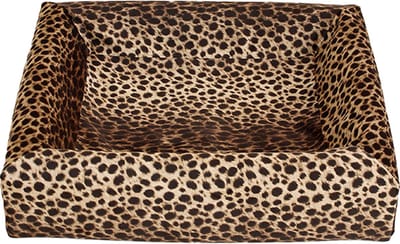 Bia Bed Hoes - Luipaard Print - Wasbaar, 60x50x12,5 cm