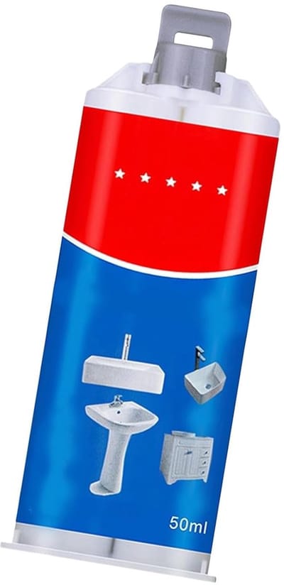 Reparatiepasta Tegels - Voegenvuller Keramiek - Beschadigingen Herstellen - Glanzende Afwerking - 50 ml - Wit