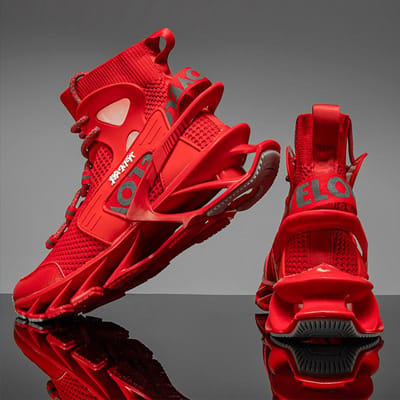 Herenschoenen Sneakers Herentennis Luxe designer schoenen Heren casual Schoenen platform Schoenen mode Blade loafers hardloopschoenen voor heren 44 red