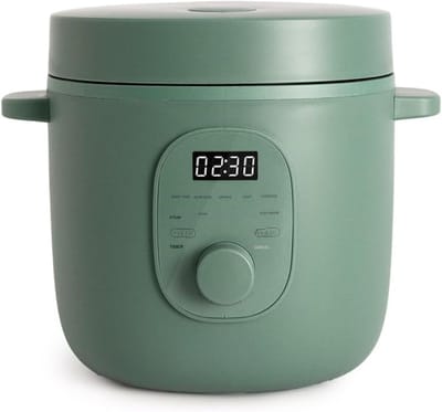Aurixi® Rijstkoker klein - Rijstkoker - Rijstkokers - Groen - 30cm x 30cm x 29cm