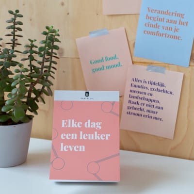 Vertellis Daily Scheurkalender - Dagelijks een stukje Persoonlijke Ontwikkeling - Incl Meditaties, quotes, inspiratie - Ongedateerd - 52 weken
