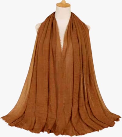 Mooie dunne dames sjaal Caramel- Langwerpige sjaal- Youhomy accessoires Shawl- Omslagdoek- Cadeau voor vrouwen| Zomer sjaal vakantie