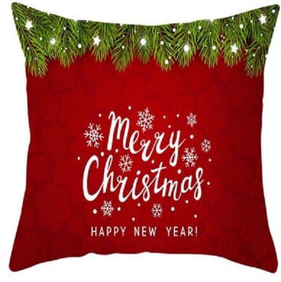 Kussen hoes Kerstmis motief Dennen takjes