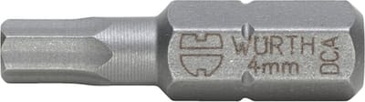 Wurth - Binnenzeskantbit C 6.3 (1/4) POWERDRIV - C 6.3 bit binnenzeskant (1/4 inch) met gepatenteerde POWERDRIV-aandrijving x 5 st -