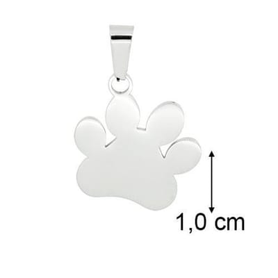 Blinx Jewels Stalen Hanger Pootafdruk