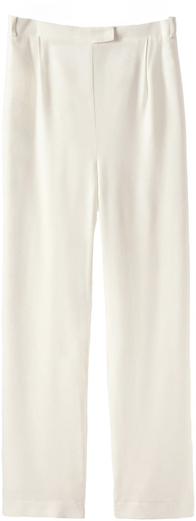 Envie de fraise Wijde broek in crêpe capsulecollectie bruiloft ENVIE DE FRAISE