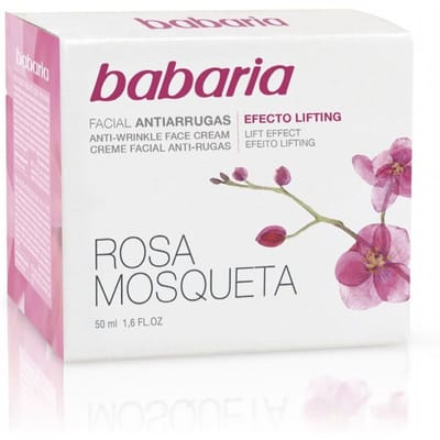 Anti-rimpel gezichtscrème met rozenbottel - Babaria - LIFTEND EFFECT - 50ml