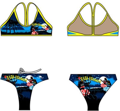 Turbo Fidji Island Bikini Veelkleurig 9-10 Years Meisjes