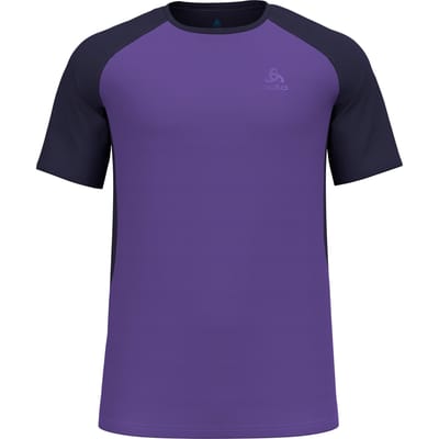 Odlo X-Alp Trail Hardloopshirt Heren-paars, zwart