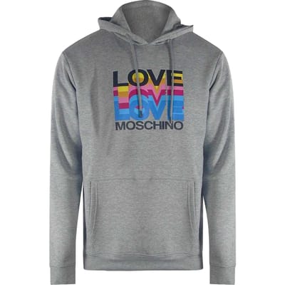 Love Moschino Dames/Dames Multi Logo Hoodie (Grijs)