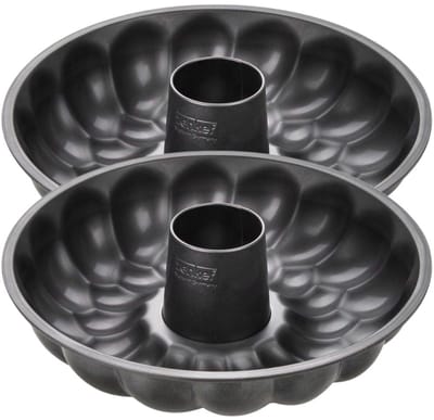 Set van 2 Broodvormen met schoorsteen 32 cm Zenker Black Metallic