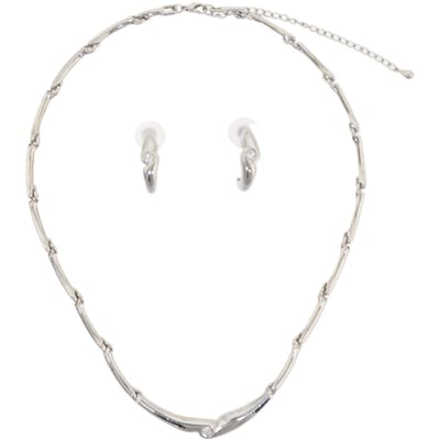 Behave – Sieradenset – Zilverkleur – Modern – Elegant – Nikkelvrij