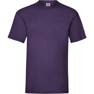 Fruit of the Loom Heren Valueweight T-Shirt (Paars)