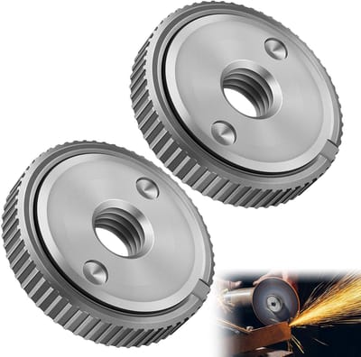 Dailygoody - Snelspanmoer - Haakse Slijpers - Efficiënt en gebruiksvriendelijk - M14 - Voor polijstschijven van 125mm - Geschikt voor diverse slijpers.