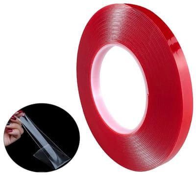 10 meter x 10 mm Dubbelzijdige Acryl Plakband - Waterdicht, Hittebestendig en Verwijderbaar voor Diverse Toepassingen