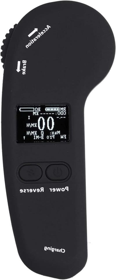 Elektrische Skateboard Afstandsbediening - Draadloze Controller - Skateboarden Besturen - LED Informatie Display - 400mAh Batterij - Zwart