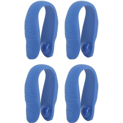 4 stuks Hand Drukpunt Clip Stress Vermindering Draagbaar Spanning Verlichting Acupressuur Clip Blauw blauw