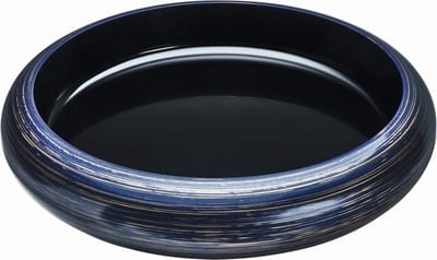 Sushi Oke - Serveerschaal - Lakwerk - Paars/Goud - 33.8x6.8cm - ABS