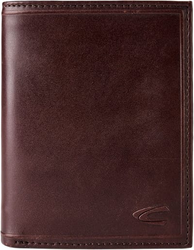 camel active Leren Portemonnee Wood High Form Wallet Brown Bruine