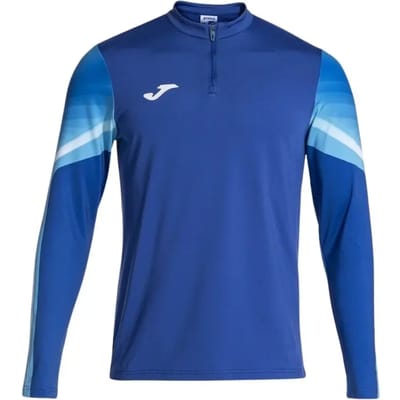 Joma Elite Xi Sweatshirt Met Halve Rits Blauw XL Man