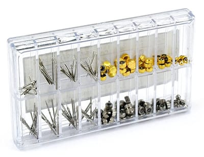 Cosensi - 170-delige Horloge Reparatie Kit met Koper en RVS Onderdelen