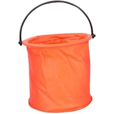 1 stuks Nieuwe Draagbare Kamperen Wandelen Vissen Emmer Tackle Gereedschap Buiten Vissen Tackles Canvas Tas Opvouwbare Emmer Vat pruim
