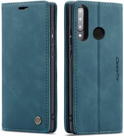 CaseMe Book Case - Geschikt voor Huawei P30 Lite Hoesje - Blauw