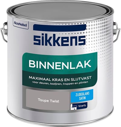 Sikkens - Binnenlak Zijdeglans - Taupe Twist - Mengverf - 2,5 L