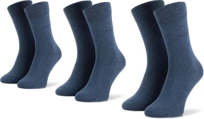 Bugatti vrijetijdssokken (3 paar) Indigo blauw maat 47-50