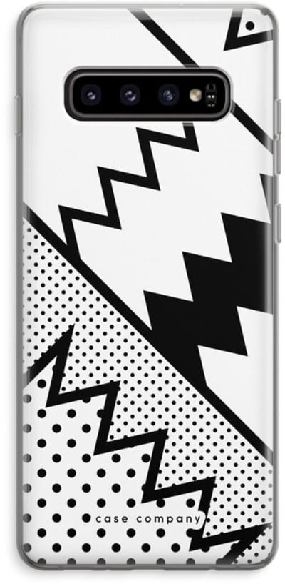 Case Company® - Hoesje geschikt voor Samsung Galaxy S10 Plus hoesje - Pop Art #5 - Soft Cover Telefoonhoesje - Bescherming aan alle Kanten en Schermrand