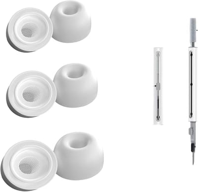 Vervangende Oordopjes met Geluidsisolatie, 3 Pairs Siliconen Oordopjes met Opbergtas, Geschikt voor Oplaadcase (S/M/L)