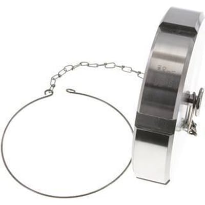 Blindwartel Rd130 X 1/4'' DN 100 RVS 1.4404 NBR DIN 11851 FDA 21 met Ketting