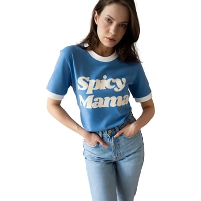 T-shirt dames She is Sunday Spicy Mama