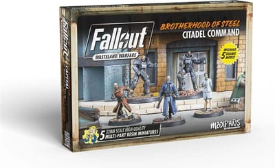Fallout: Wasteland Warfare - Brotherhood of Steel: Citadel Command - Uitbreiding - Modiphius Entertainment - Ongeschilderd