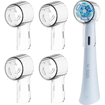 Tandenborstel stofdichte hoezen doppen compatibel met Braun Oral B vervangende hoofden en iO-serie elektrische tandenborstelkopbeschermer