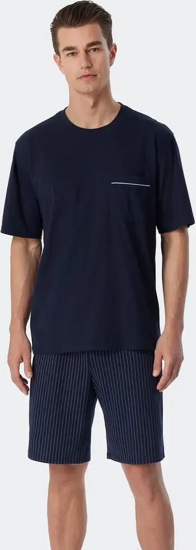 Schiesser Schlafanzug kurz Heren Shortama - Maat M