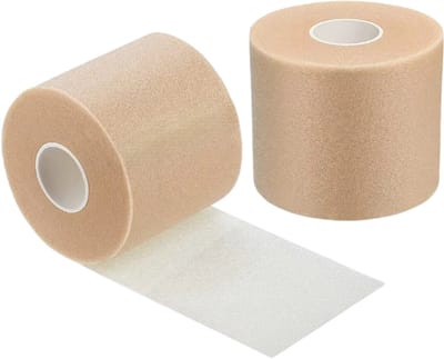 Sport Underwrap Tape Schuim Beige 6cm 20m – Foam Bandage voor Sporttape – Elastische Onderbandage voor Pols, Knie, Enkel en Elleboog