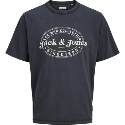 JACK&JONES - JJEDOVER PRINT TEE SS CREW NECK SN - Heren - T-shirts