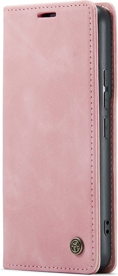 CaseMania Bookcase hoesje geschikt voor Samsung Galaxy A15 - Effen Roze - Kunstleer